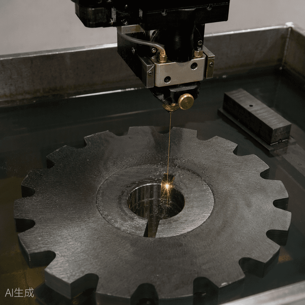 Step 05 — Keyway wire EDM cutting